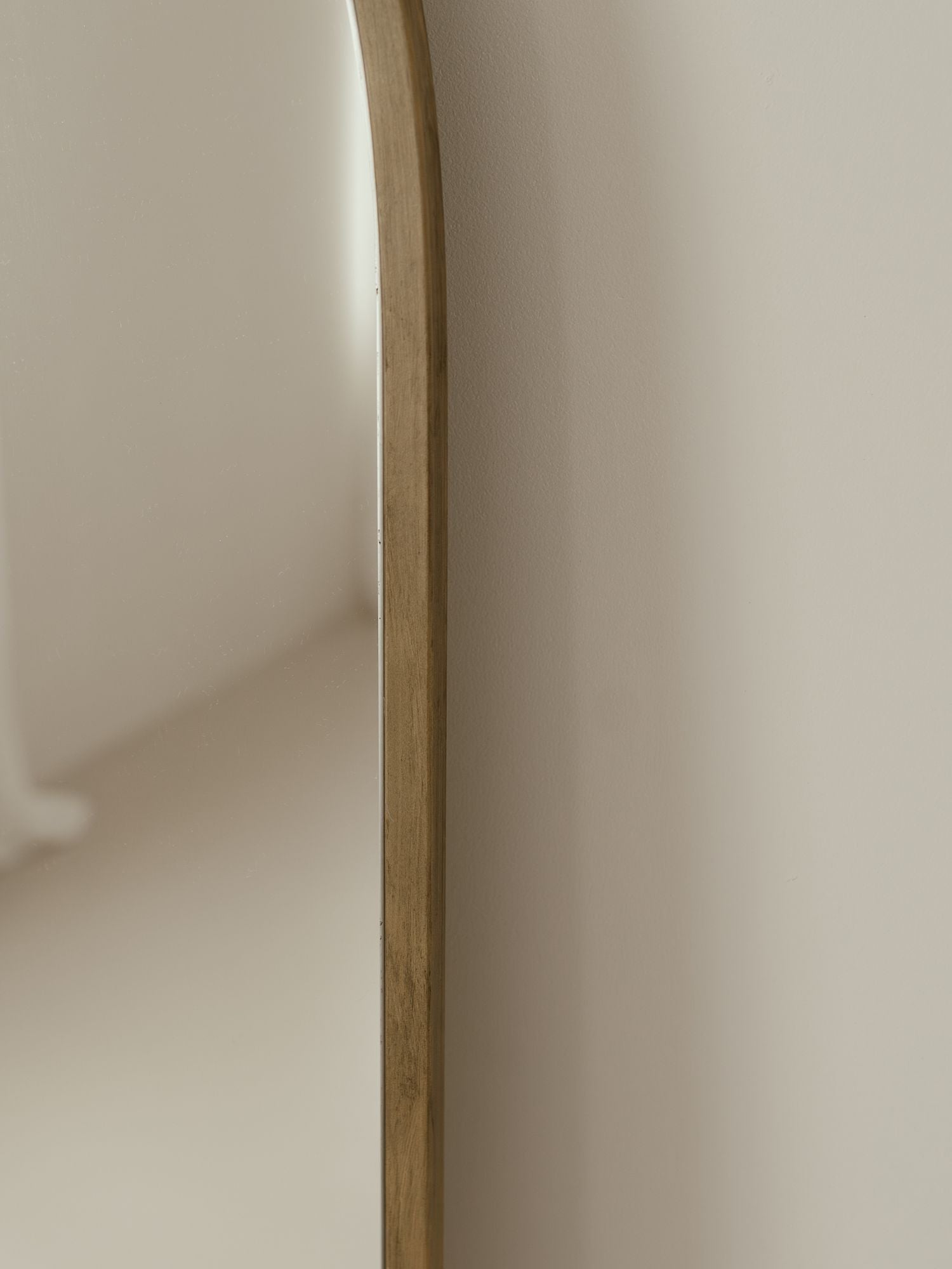 Large Standing Oval Mirror 180x100 Bronze