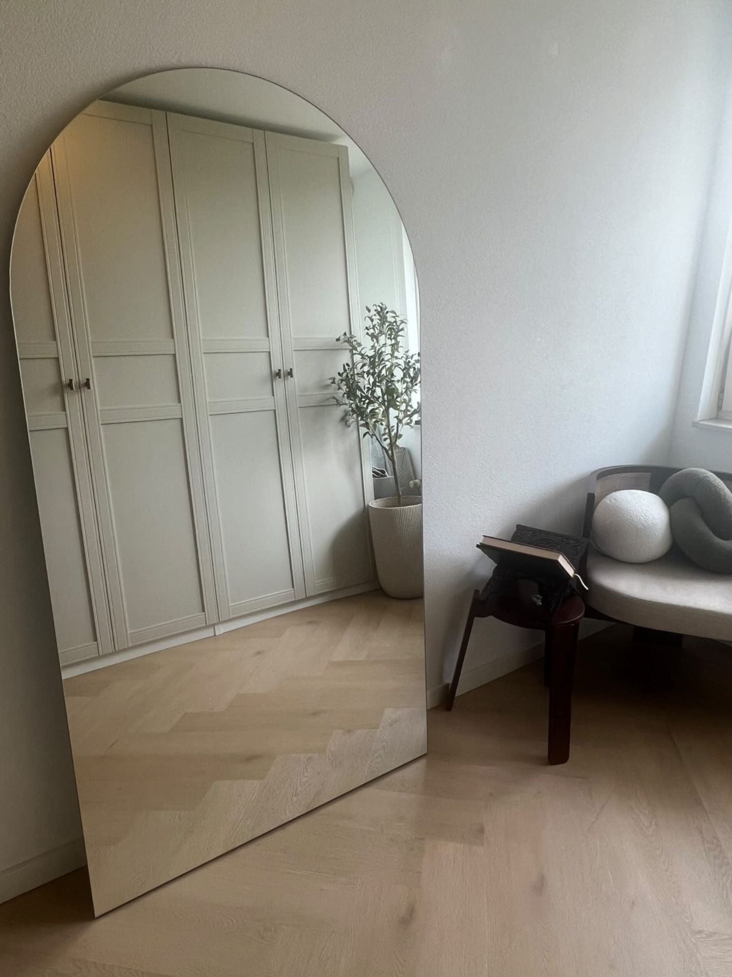 Large Floor Mirror, Frameless, 180x100