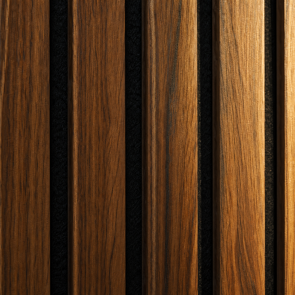 Brunello Prestige — Walnut Acoustic Wall Panel 270 × 110 cm
